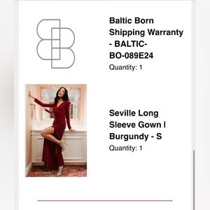 Baltic Born Christmas Party Dress